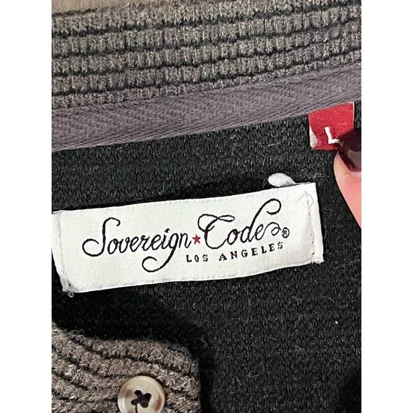 Sovereign Code Gray Henley w/ Pocket, L, # 506-S‎ - Picture 4 of 5